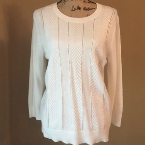 Banana Republic Women’s Large White Sweater NWT